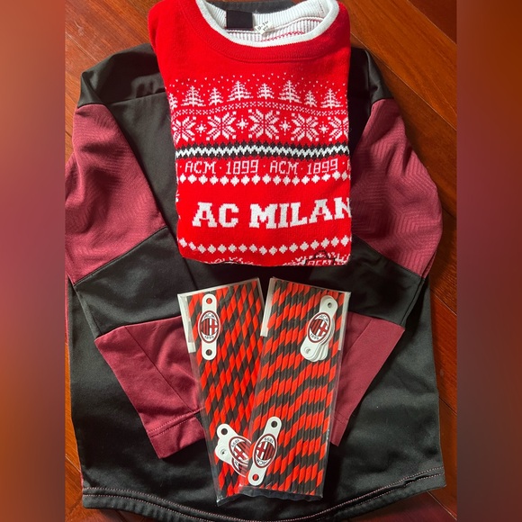 AC Milan Kids Sweater/Zip up Jacket - Picture 5 of 6